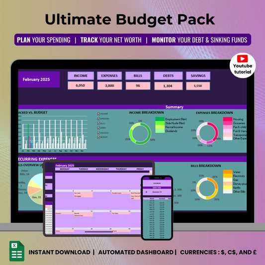 Ultimate Budget Pack – SMARTTEMPLATE CO