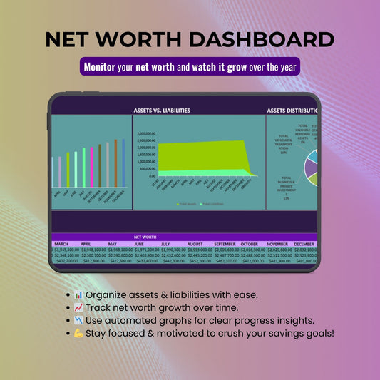 Net Worth Tracker - SMARTTEMPLATE CO